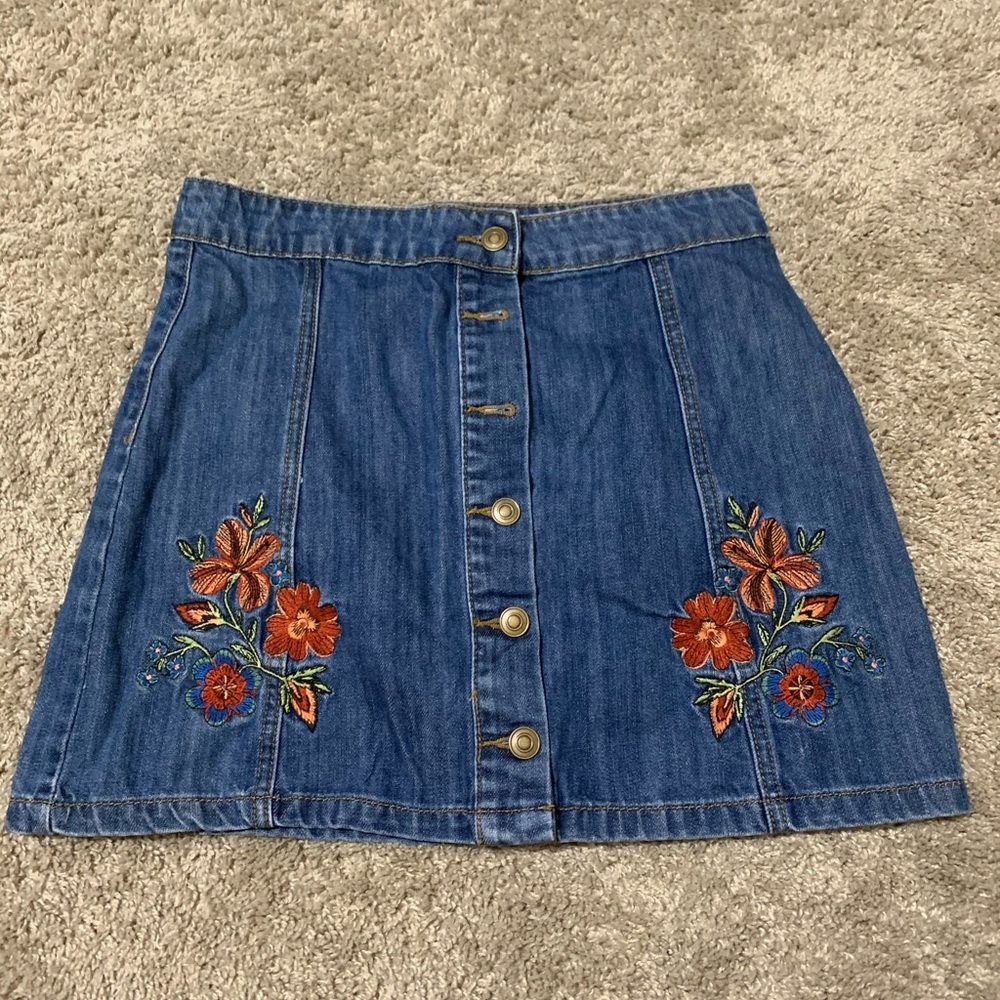 Vintage denim skirt